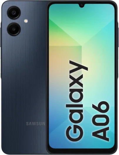 Galaxy A06 4GB+64GB [Version Internationale] (Noir) Noir/blanc