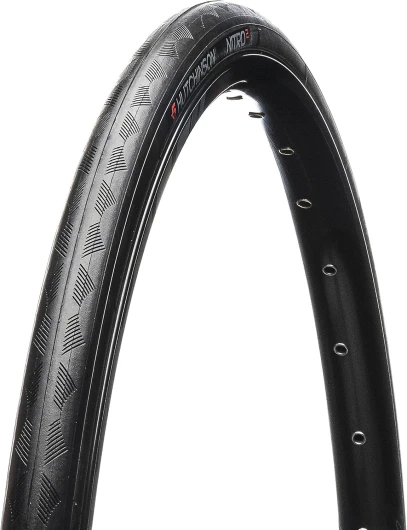 Nitro 2 - Tubetype - Pneu Route - Confort Et Contrôle - Tringles Souples - Noir - Mono-Gomme 700 x 28 Noir