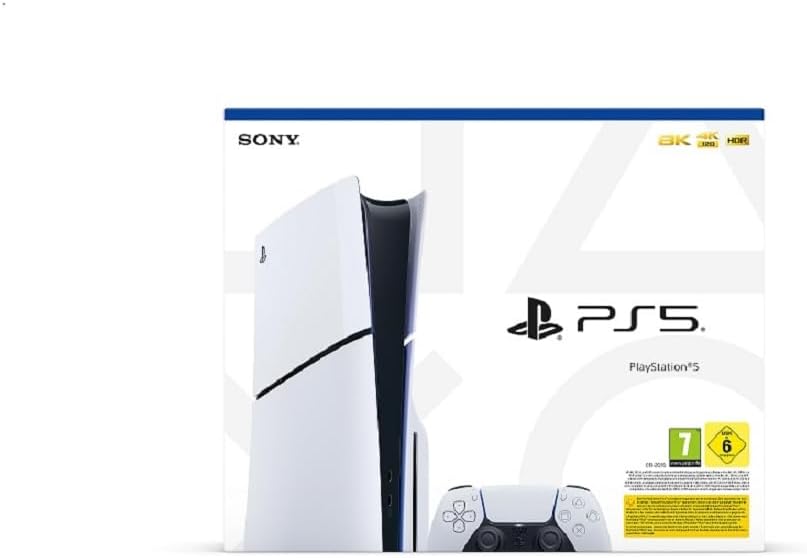 Sony, PlayStation 5 Édition Standard, PS5 avec 1 Manette Sans Fil DualSense, Couleur : Blanche Standard + 1 DualSense